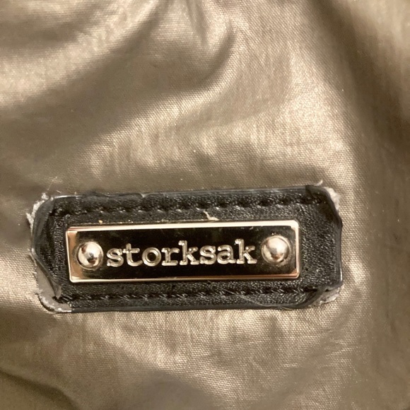 Storksak Double Handles Metallic Diaper Bag - Picture 3 of 10